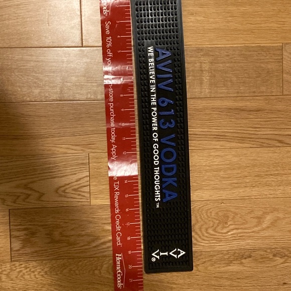 Aviv 613 Vodka Bar Mat 20.5 X 3 Inches - Picture 5 of 6